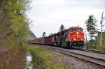 3290 leading CN 402 at lAnse Au Sable